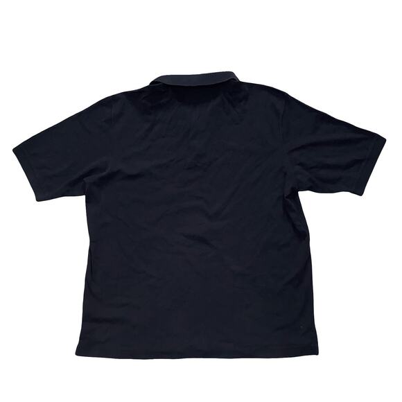 LAND'S END Men's Black Polo Size L 42-44 (100% PIMA COTTON) Like New - Picture 3 of 7